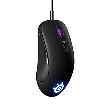SteelSeries Sensei Ten Gaming Mouse – 18, 000 CPI Truemove Pro Optical Sensor – Ambidextrous Design – 8 Programmable Buttons – 60M Click Mechanical Switches – RGB Lighting