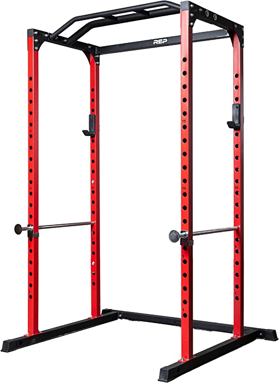 REP FITNESS PR-1100 Power Rack - 1,000 lbs Rated Lifting Cage for Weight Training