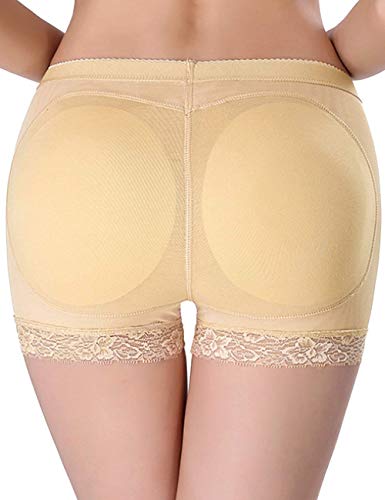 Butt Lifter Hip Enhancer Pads Underwear Shapewear Lace Padded Control Panties Shaper Booty Fake Pad Briefs Boyshorts