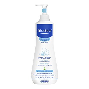 Mustela Hydra Bebe Body Lotion, Daily Moisturizing Baby Lotion for Normal Skin, with Natural Avocado Perseose