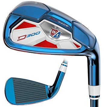 Wilson Staff US Open Limited Edition PVD D300 Iron Set 2017 Right 4-PW, GW KBS Tour 80 Steel Regular