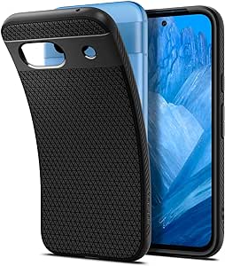 Spigen for Pixel 8a Case, [Made for Google] Liquid Air Designed for Google Pixel 8a - Matte Black