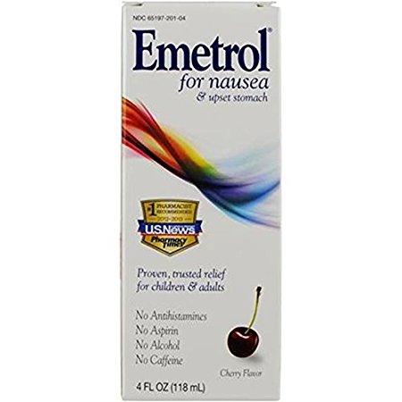 Emetrol, Cherry Liquid, 4 oz, Safe & Effective Nausea Relief