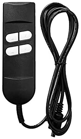 BabyPro UP/Down 4 Button 5 Pin Roll Line 180° Remote Hand Control for Electric Power Recliners Okin, Limoss, Golden, Pride, Catnapper or Berkline Lift Chair or Sofas