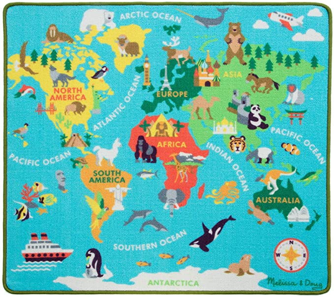 Melissa & Doug Round The World Travel Rug