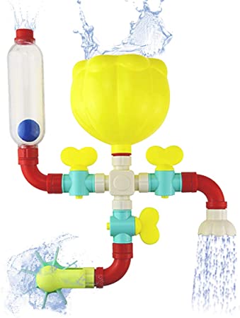 VIPAMZ Bath Building Pipes Toy- Fun, Educational Children’s Gift & Kids Toy STEM Learning Ages 3 (11-Piece Set)