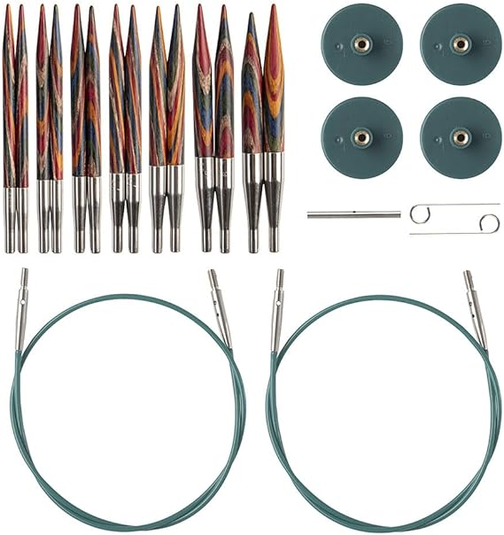 Knit Picks Options 2-3/4" Short Tip Interchangeable Knitting Needle Set (Painted)