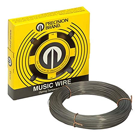 PRECISION BRAND Music Wire, Steel alloy, 0.031 In