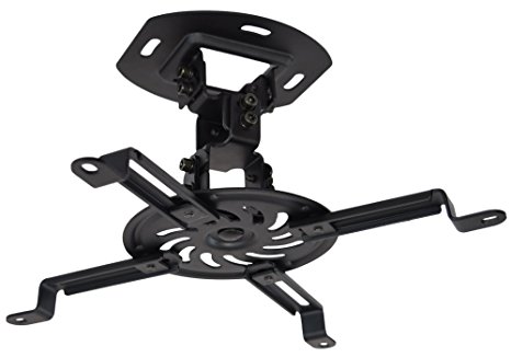 VIVO Universal Adjustable Black Ceiling Projector / Projection Mount Extending Arms (MOUNT-VP01B)