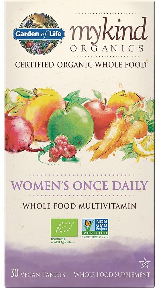 Garden of Life mykind Organics Women's Once Daily, 30 Tablets