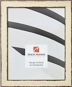 Craig Frames Ferro Picture Frame, 10 x 12 Inch, Ivory