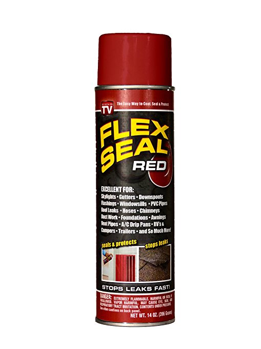 SWIFT RESPONSE FSREDR20 Flex Seal Liquid Rubber, 14 oz, Red