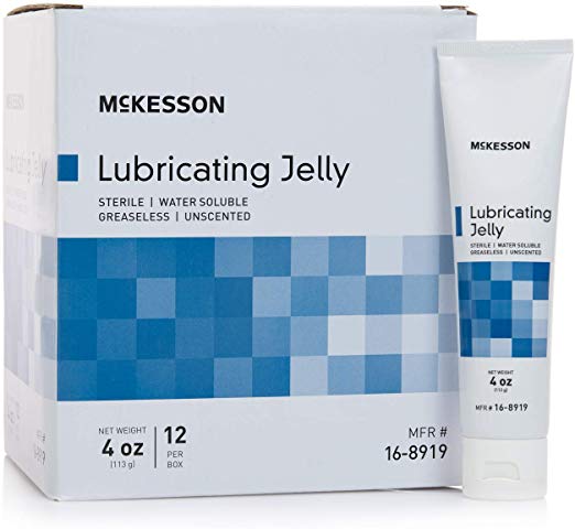 Lubricating Jelly McKesson 4 oz Tube Sterile (Pack of 12)