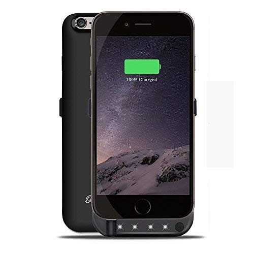 BoxLegend 3000mAh Polymer Battery Charger Charging Case for iPhone 6/6s - Black