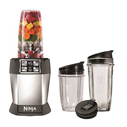 Ninja BL481C Nutri-Ninja Auto-iQ Blender, Silver