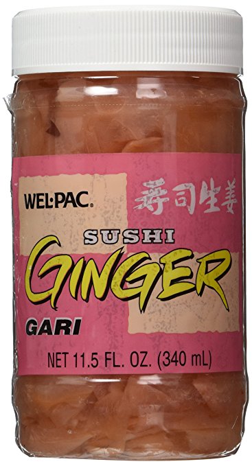 Sliced Pickled Ginger - Net Wt. 11.5 FL. OZ (340 ml)