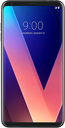 LG V30  (Plus) 128GB Factory Unlocked GSM   CDMA Smartphone, Black (ATT, T-Mobile, Verizon, Sprint)