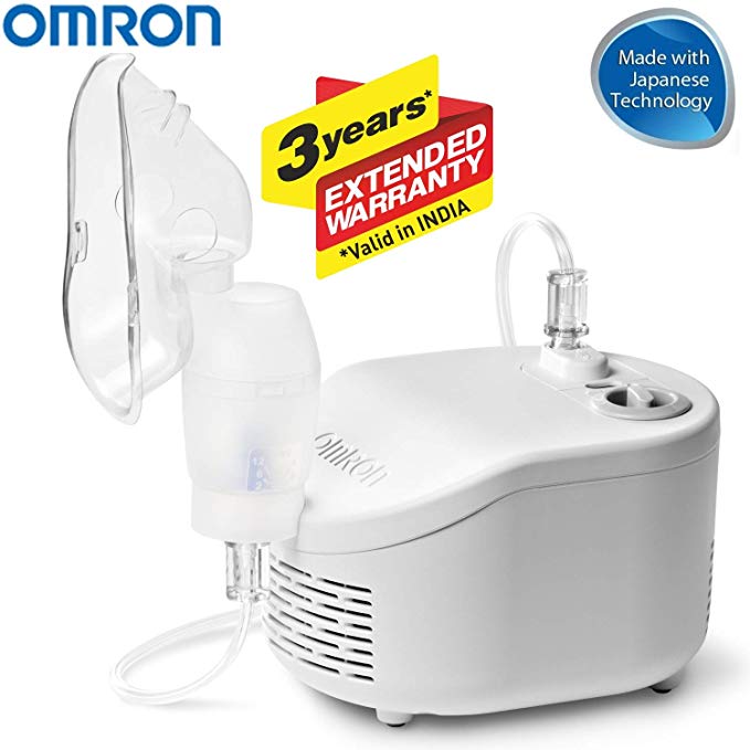 Omron NEC 101 Compressor Nebulizer For Child & Adult (White)