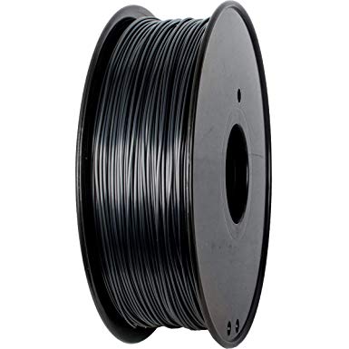 PLA Filament 1.75mm Silk Black, Geeetech Silk 3D Printer Filament PLA 1.75mm for 3D Printer and 3D Pen, 1kg 1 Spool