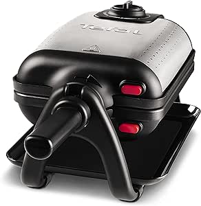 Tefal Gaufrier 4 en 1 Noir/Inox gaufré