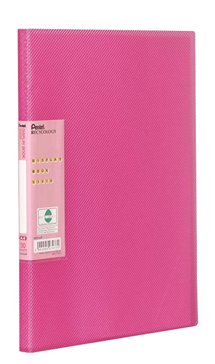 Pentel Recycology Vivid Display Book A4 30 Pockets