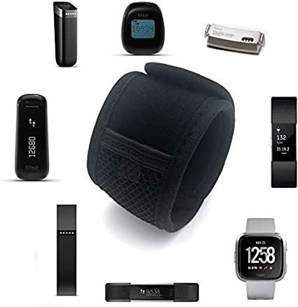 Wakaka Large Buckle Sports Mesh Pouch-Wear On Arm Or Ankle & for Fitbit ONE/Fitbit Flex 2 Fitbit ALTA/Alta HR/Activity Tracker/Garmin Fitness Band