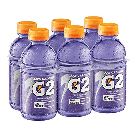 Gatorade Thirst Quencher G2, Grape, 12 Ounce (Pack of 6)