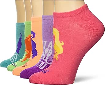 Disney Women's Hocus Pocus 5 Pack No Show Socks