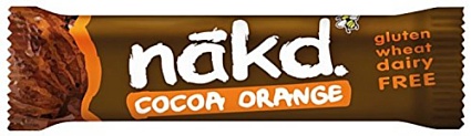 Nakd Cocoa Orange Gluten Free Bar 35 g (Pack of 18)