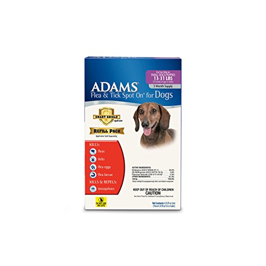 Adams Flea and Tick Spot On for Dogs