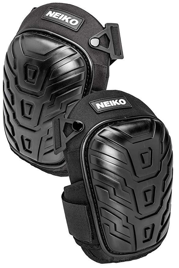 Neiko 53852A Knee Pads with Adjustable Elastic Straps and Inner Gel Padding | One Size Fits All | Industrial Heavy Duty