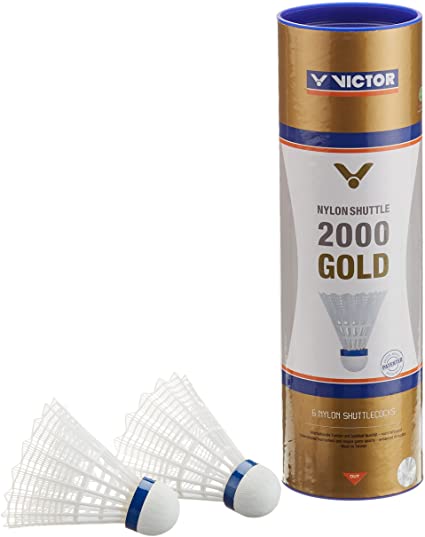 VICTOR nylon Shuttlecock Shuttle 2000 6per tin