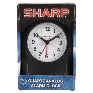 Sharp Quartz Analog Alarm Clock