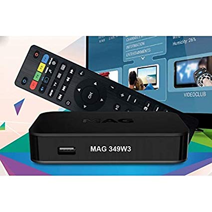 MAG 349 Latest Original Linux IPTV/OTT Box - Fast Processor, faster than MAG 256-Genuine Original Box From Infomir (UK PLUG)