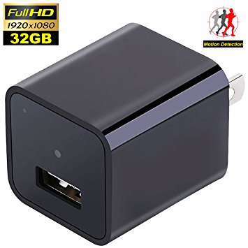 New Security Hidden Camera Charger - Spy Camera Wireless Hidden - 1080P HD USB Wall Charger with 32G Internal Memory – Nanny Spy – Motion Activated Adapter