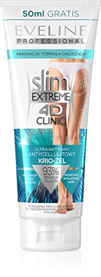 Slim Extreme 4D Clinic Ultra Active Anti Cellulite Cryo Gel Cooling Formula
