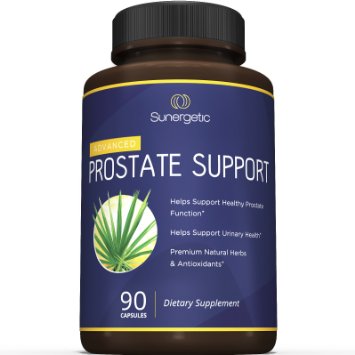 TOP RATED Prostate Supplement - Powerful Natural Prostate Health Capsules Support Urinary Health and Prostate Function - Formula Includes Saw Palmetto and Over 30 Clinically Studied Herbs - 90 Capsules