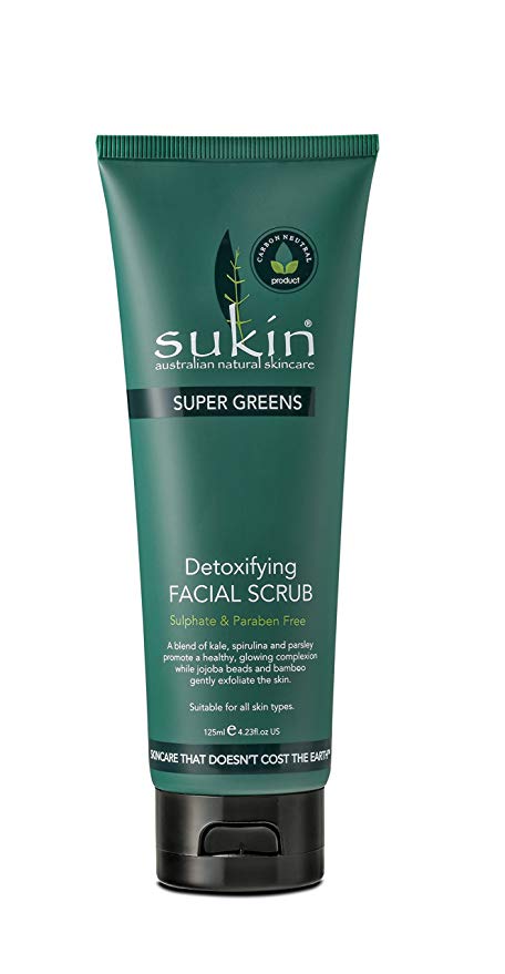 Sukin Super Greens Detoxifying Facial Scrub 125ml