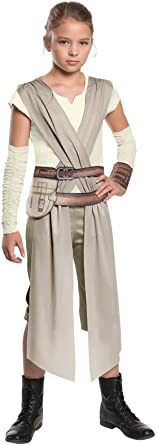 Star Wars: The Force Awakens - Classic Rey Costume For Girls