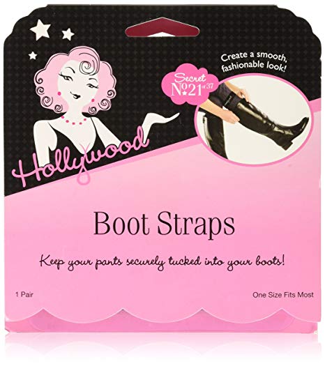 Hollywood Fashion Secrets Boot Straps, 1 pair