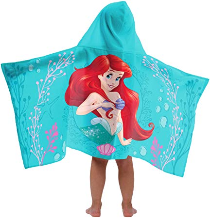 Jay Franco Kids Hooded Towel The Little Mermaid