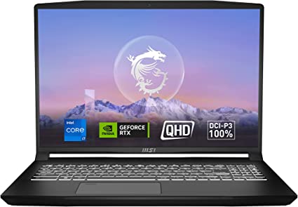 MSI Creator M16 16" 60Hz QHD  Content Creation Laptop: Intel Core i7-13620H, RTX 4060, 32GB DDR5, 1TB NVMe SSD, 180-Degree Lay-Flat, USB 3.2 Type C, HDMI, Win 11 Home: Black B13VF-453US