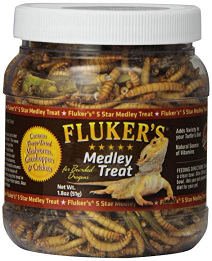 Fluker Labs SFK72021 Bearded Dragon Medley Treat Food, 1.8-Ounce
