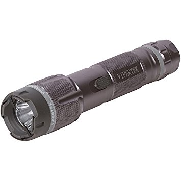 Vipertek Heavy Duty Stun Gun with Rechargeable LED Tactical Flashlight