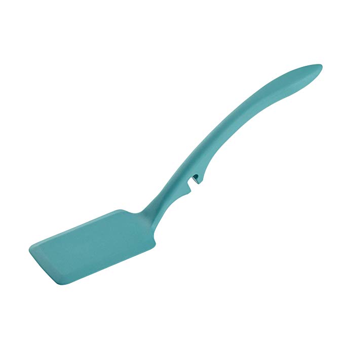 Rachael Ray Cucina Tools and Gadgets 13-Inch Lazy Offset Turner, Agave Blue