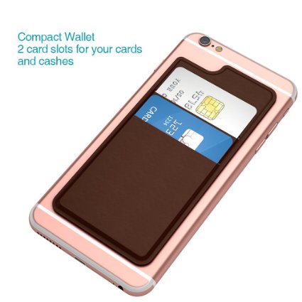 dodocool Self Adhesive Stick-on Wallet Credit Card Holder for iPhone 6/6s Smartphones