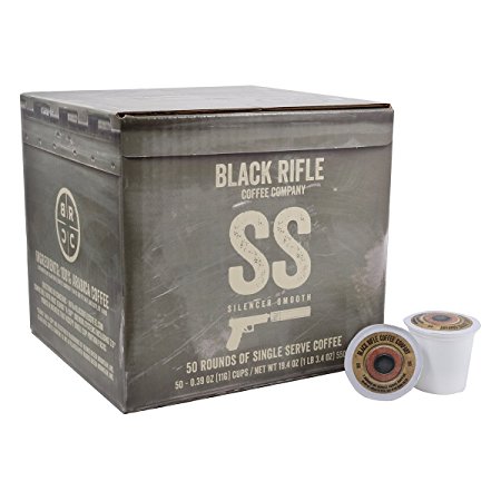 Black Rifle Coffee Company Silencer Smooth Coffee Rounds for Single Serve Brewing Machines (50)