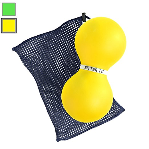 BitterFit Myofascial Release Ball – Mobility Training and Injury Prevention Tissue Ball For Massage | Better Than Lacrosse Balls