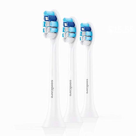 HX9033/64 Toothbrush Replacement Heads For Philips Sonicare,Fit Diamond Clean,ProResults Plaque Control,Gum Health and More Electric Philips Sonicare Toothbrush Snap-On Design (3 pack）