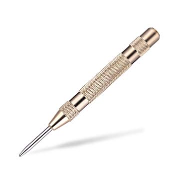Automatic Center Punch 5inch Spring Loaded Punch Tool for Steel Wood Plastic Determine Drilling Position by JelBo …